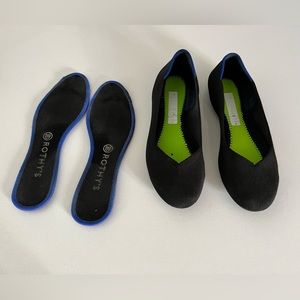 Rothy’s The Flat in Black 9.5